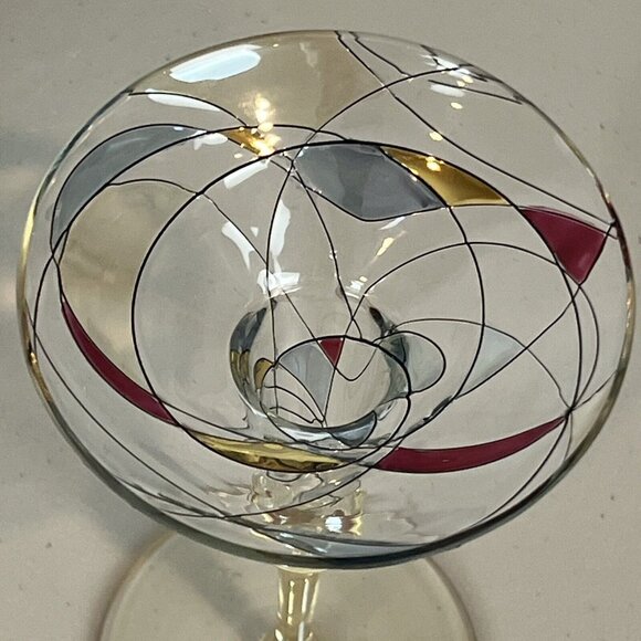 Partylite Mosaic Candle Holder Calypso Stained Glass Tapered 7" - Picture 4 of 16